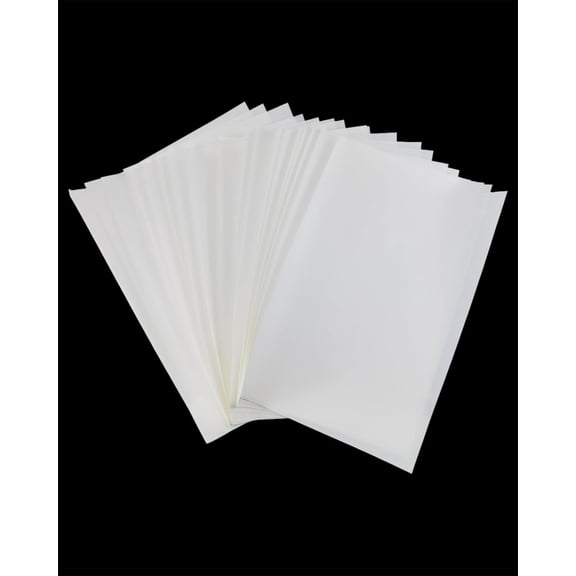 Medium Weight Fusible Interfacing Fabric 24 Sheets 8x12 Inch White