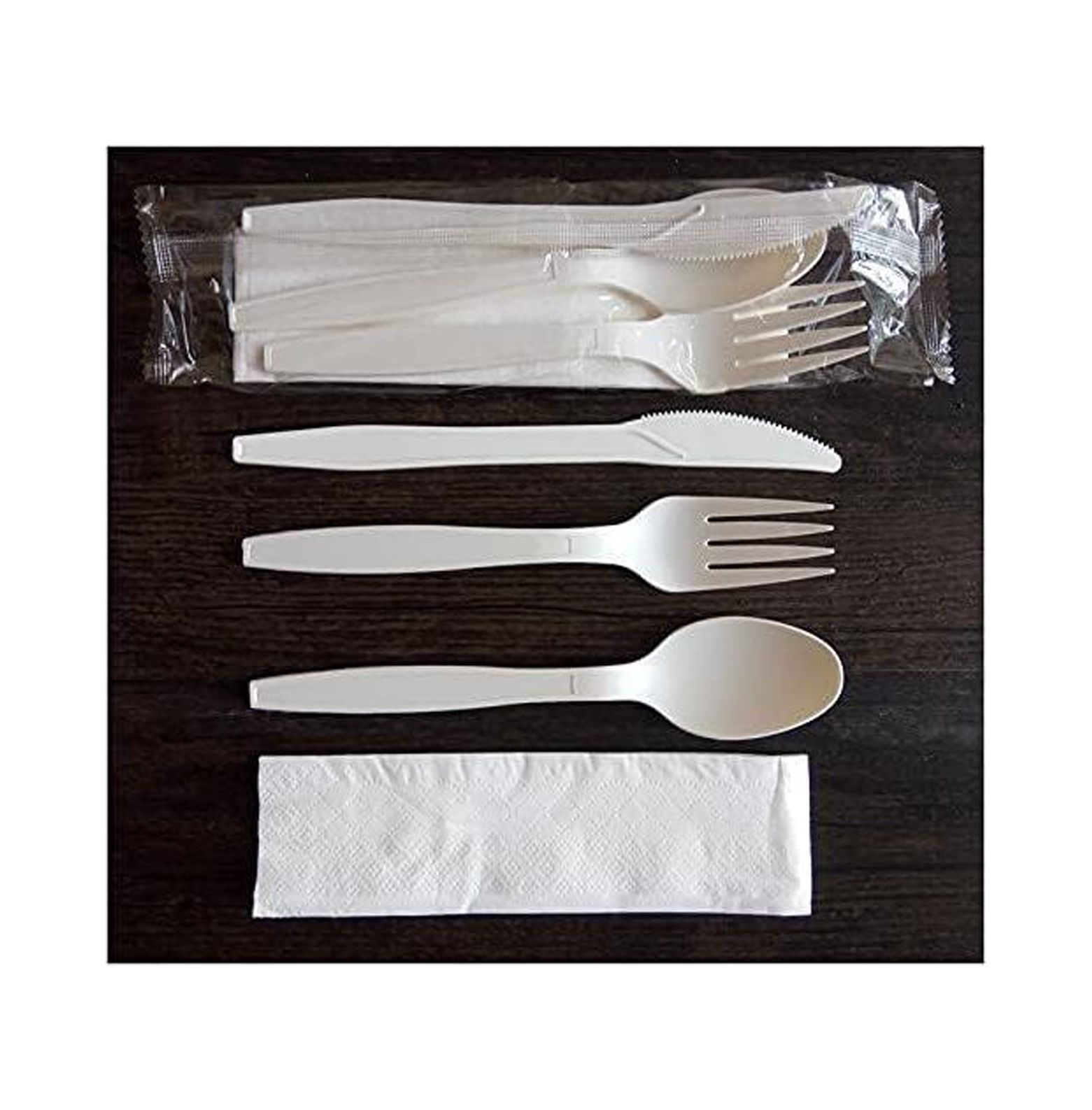 Medium Weight Individually Wrapped Utensil sets Great for Picnic BBQ