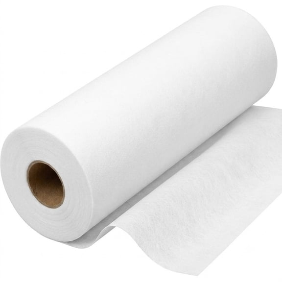 Medium Weight Non-Woven Fusible Interfacing for Sewing, Single-Sided Fusible Fabric for Quilting and Garment Making, Iron-On Adhesive Backing for DIY Craft Projects and Home Decor, Black