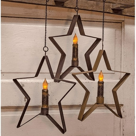 Medium Whimsical Hanging Star - 3 Asst