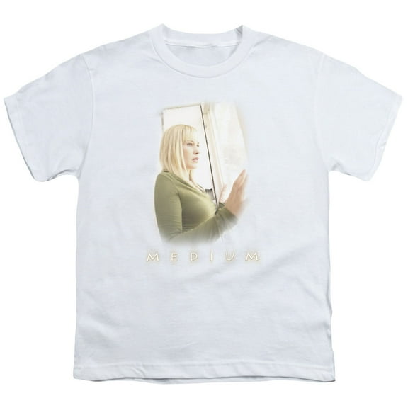 Medium White Light Youth 18/1 T-Shirt White