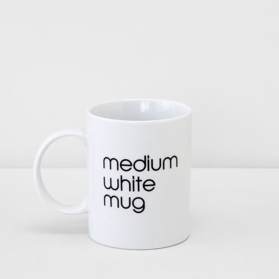 Medium White Mug  100% Exclusive