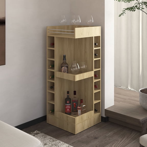 Medium Width Unit - Store Liquor and Wine - Home Entertaining - Compact and Stylish Look