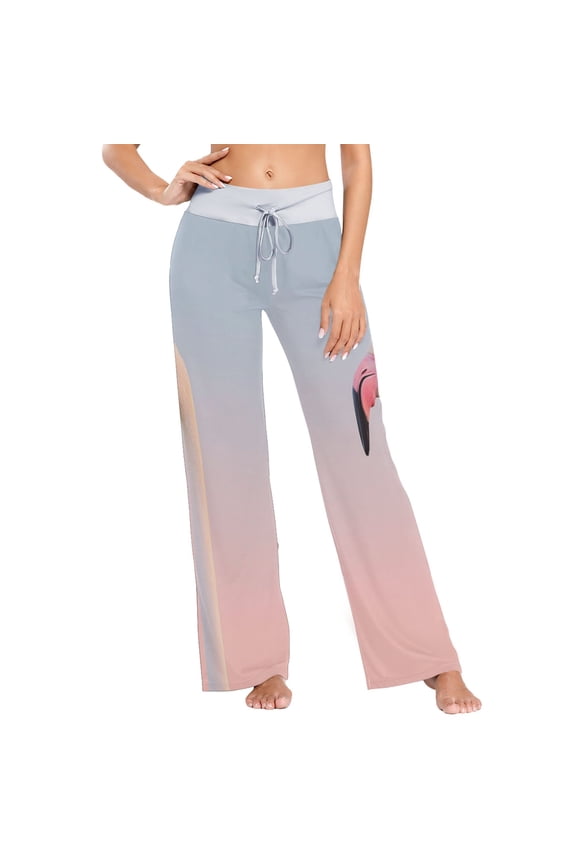 Medium Women's Comfy Casual Pajama Pants Stretch Fabric Suitable for Yoga Pants Hippie Pants,The Best Holiday Gifts for Women Flamingo Skull