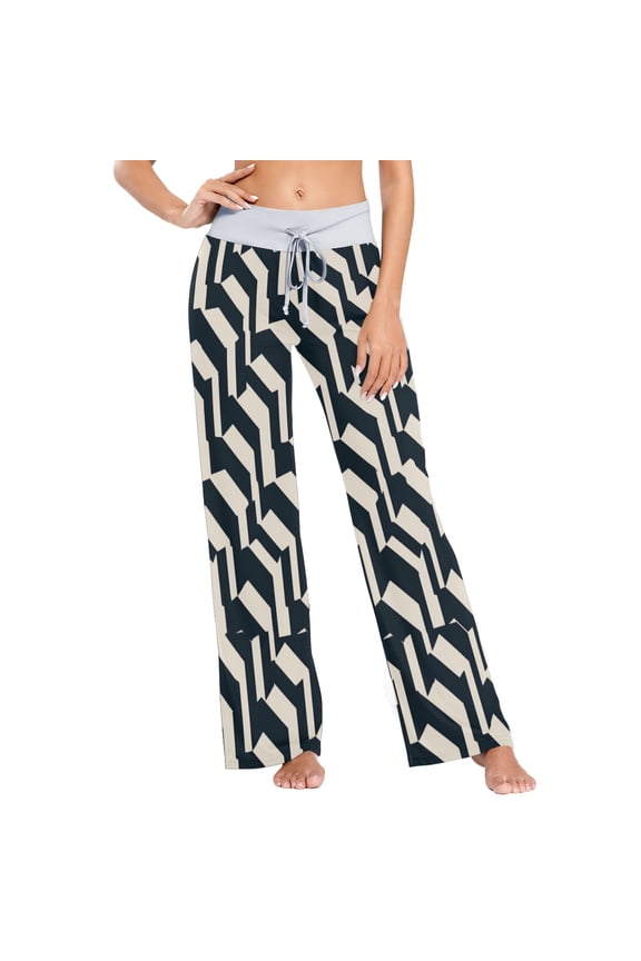Medium Women's Comfy Casual Pajama Pants Stretch Fabric Suitable for Yoga Pants Hippie Pants，The Best Holiday Gifts for Women Visual Illusion