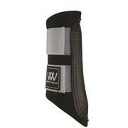 Woof Wear Sport Brushing Boot Black and Brushed Steel / Medium