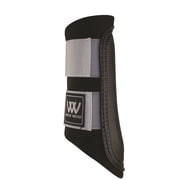 Woof Wear Sport Brushing Boot Black and Brushed Steel / Medium