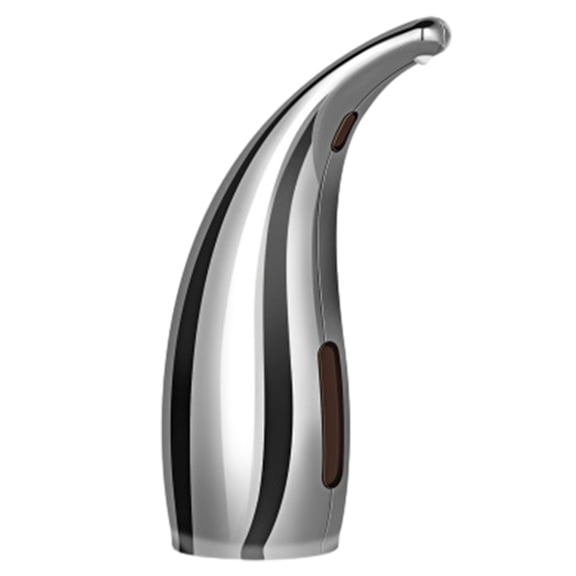 Medium size automatic soap dispenser with infrared motion sensor for bathroom, kitchen, hotel, restaurant-silver