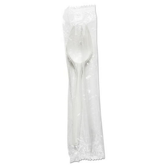 Mediumweight Wrapped Polypropylene Cutlery, Spork, White, 1,000/carton | Bundle of 2 Cartons