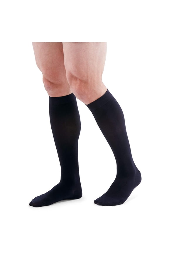 ven Duomed Patriot Men's Ribbed Knee High Socks 20-30 mmHg