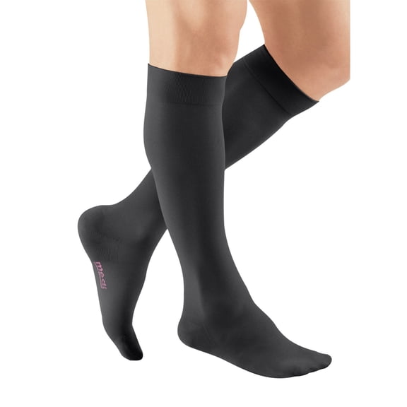Mediven Plus 30-40 mmHg Calf Petite CT Black VII - Ankle 12.75-13.75 inches
