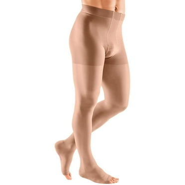 Mediven Plus 30-40 mmHg Mens Leotard Petite w/Waist Adjustment Beige III - Ankle 8.5-9.25 inches