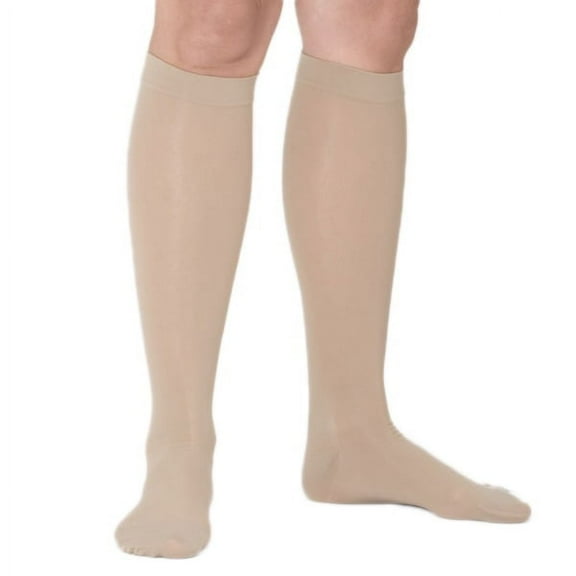 Mediven Plus, Calf High w/ Silicone Topband 30-40 mmHg (Size: VII) Beige