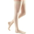 thumbnail image 1 of mediven sheer & soft for Women, 30-40 mmHg Thigh High w/Lace Silicone Top Band Closed Toe Compression Stockings, Wheat, I-Standard, 1 of 5