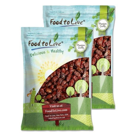 Imported Medjool Dates, 15 Pounds Unsweetened and Unsulphured , Vegan, Sirtfood, Bulk Dates.