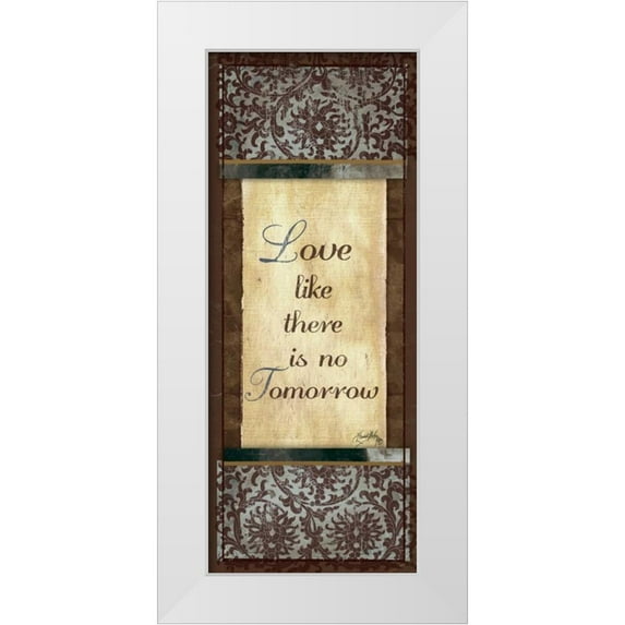 Medley, Elizabeth 10x18 White Modern Wood Framed Museum Art Print Titled - Dream and Love I