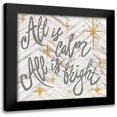 thumbnail image 1 of Medley, Elizabeth 12x12 Black Modern Framed Museum Art Print Titled - All is Calm All is Bright, 1 of 5