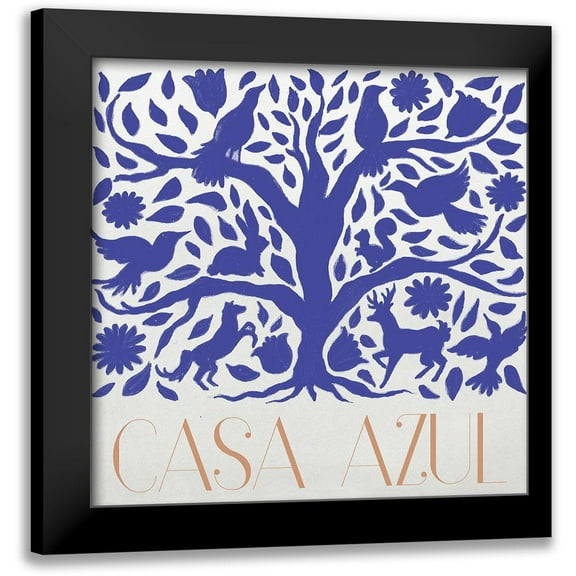 Medley, Elizabeth 12x12 Black Modern Framed Museum Art Print Titled - Casa Azul