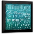 thumbnail image 1 of Medley, Elizabeth 12x12 Black Modern Framed Museum Art Print Titled - Holiday Type I, 1 of 5