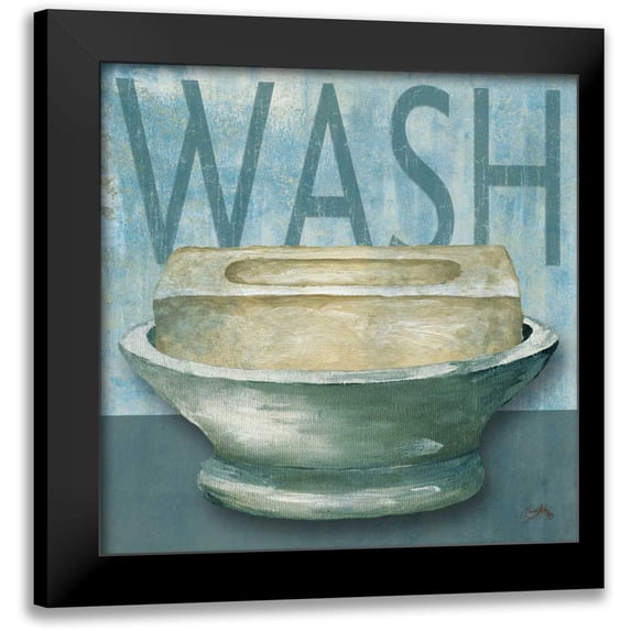 Medley, Elizabeth 12x12 Black Modern Framed Museum Art Print Titled - Wash