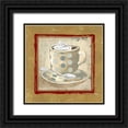 thumbnail image 1 of Medley, Elizabeth 12x12 Black Ornate Wood Framed with Double Matting Museum Art Print Titled - Golden Coffee II, 1 of 4
