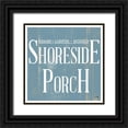 thumbnail image 1 of Medley, Elizabeth 12x12 Black Ornate Wood Framed with Double Matting Museum Art Print Titled - Shoreside Porch Square, 1 of 4