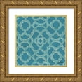 thumbnail image 1 of Medley, Elizabeth 12x12 Gold Ornate Wood Framed with Double Matting Museum Art Print Titled - Aquatic Modele I, 1 of 4