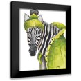 thumbnail image 1 of Medley, Elizabeth 12x14 Black Modern Framed Museum Art Print Titled - Zebra Fashion, 1 of 5