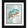 thumbnail image 1 of Medley, Elizabeth 12x14 Black Ornate Wood Framed with Double Matting Museum Art Print Titled - Nautical World V, 1 of 4