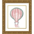 thumbnail image 1 of Medley, Elizabeth 12x14 Gold Ornate Wood Framed with Double Matting Museum Art Print Titled - A Watermelon Balloon, 1 of 4