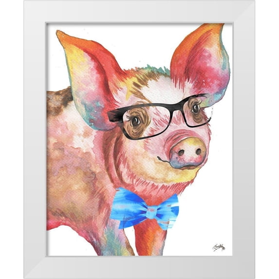 Medley, Elizabeth 12x14 White Modern Wood Framed Museum Art Print Titled - Nerdy Pig