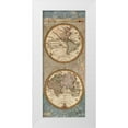 thumbnail image 1 of Medley, Elizabeth 12x24 White Modern Wood Framed Museum Art Print Titled - World Map Panel I, 1 of 4