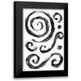 thumbnail image 1 of Medley, Elizabeth 13x18 Black Modern Framed Museum Art Print Titled - Tribal Swirls IV, 1 of 5
