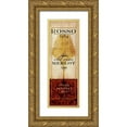 thumbnail image 1 of Medley, Elizabeth 13x32 Gold Ornate Wood Framed with Double Matting Museum Art Print Titled - Vino II, 1 of 4
