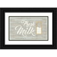 thumbnail image 1 of Medley, Elizabeth 14x10 Black Ornate Wood Framed with Double Matting Museum Art Print Titled - Fresh Milk, 1 of 4