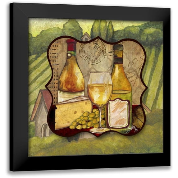 Medley, Elizabeth 15x15 Black Modern Framed Museum Art Print Titled - A Good Vintage II
