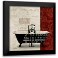 thumbnail image 1 of Medley, Elizabeth 15x15 Black Modern Framed Museum Art Print Titled - Red and Black Bath Tub II, 1 of 5