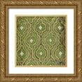 thumbnail image 1 of Medley, Elizabeth 15x15 Gold Ornate Wood Framed with Double Matting Museum Art Print Titled - Green Modele VI, 1 of 4