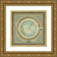 thumbnail image 1 of Medley, Elizabeth 15x15 Gold Ornate Wood Framed with Double Matting Museum Art Print Titled - North and South Map II, 1 of 4