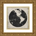 thumbnail image 1 of Medley, Elizabeth 15x15 Gold Ornate Wood Framed with Double Matting Museum Art Print Titled - World News I, 1 of 4