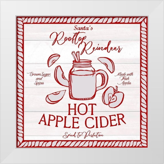 Medley, Elizabeth 15x15 White Modern Wood Framed Museum Art Print Titled - Vintage Christmas Treats III