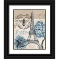 thumbnail image 1 of Medley, Elizabeth 15x18 Black Ornate Wood Framed with Double Matting Museum Art Print Titled - Paris Bee I, 1 of 4