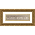 thumbnail image 1 of Medley, Elizabeth 18x8 Gold Ornate Wood Framed with Double Matting Museum Art Print Titled - Country Preserves, 1 of 4