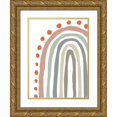 thumbnail image 1 of Medley, Elizabeth 19x24 Gold Ornate Wood Framed with Double Matting Museum Art Print Titled - Rainbow II, 1 of 4