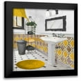 thumbnail image 1 of Medley, Elizabeth 20x20 Black Modern Framed Museum Art Print Titled - Sundance Bath I - yellow, 1 of 5