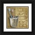 thumbnail image 1 of Medley, Elizabeth 20x20 Black Ornate Wood Framed with Double Matting Museum Art Print Titled - Brush, 1 of 4