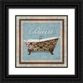 thumbnail image 1 of Medley, Elizabeth 20x20 Black Ornate Wood Framed with Double Matting Museum Art Print Titled - Decorative Tub II, 1 of 4