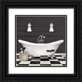 thumbnail image 1 of Medley, Elizabeth 20x20 Black Ornate Wood Framed with Double Matting Museum Art Print Titled - Modern Bathroom I, 1 of 4