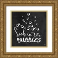 thumbnail image 1 of Medley, Elizabeth 20x20 Gold Ornate Wood Framed with Double Matting Museum Art Print Titled - Soak in the Bubbles, 1 of 4