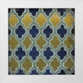 thumbnail image 1 of Medley, Elizabeth 20x20 White Modern Wood Framed Museum Art Print Titled - Olive and Indigo Modele I, 1 of 4